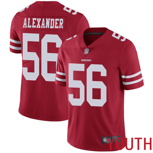 San Francisco 49ers Limited Red Youth Kwon Alexander Home NFL Jersey #56 Vapor Untouchable
